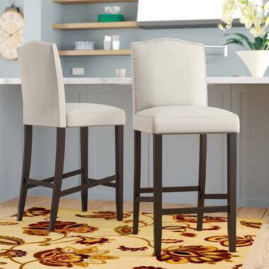 White studded bar discount stools